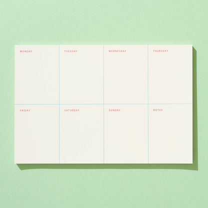 Shorthand Press - Weekly Notepad