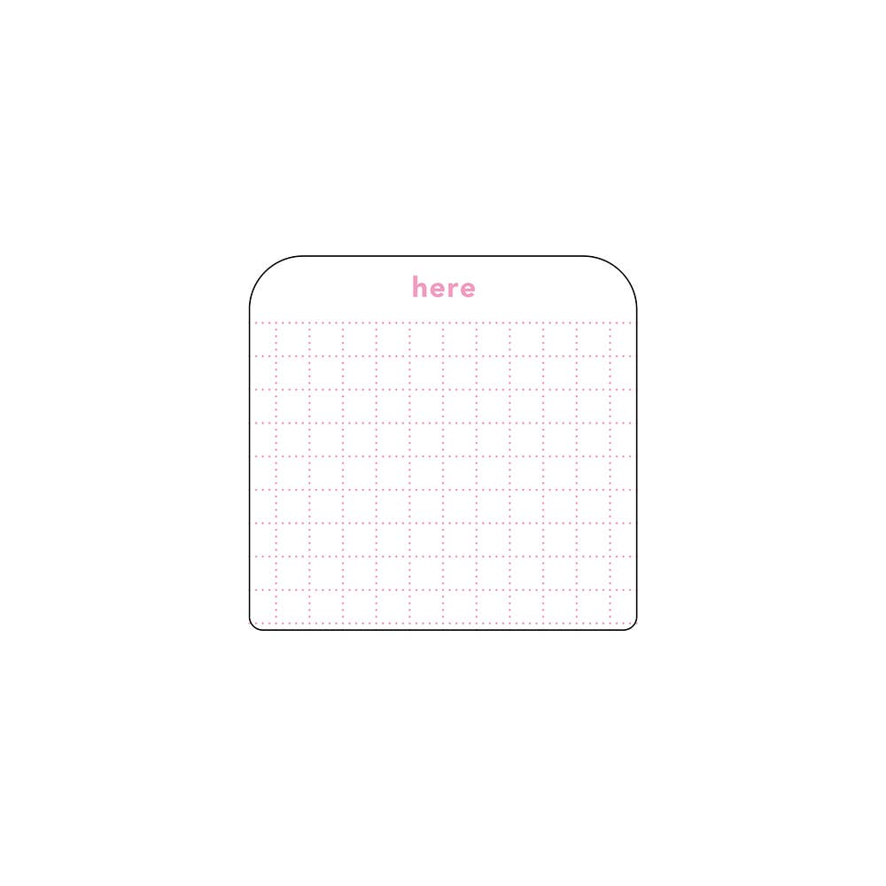 DAIGO - Isshoni. Things To Do Sticky Notes - Small - Red