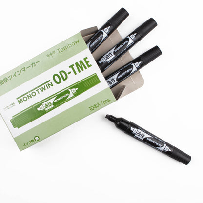 Tombow MONO Twin Bold Permanent Marker - Black