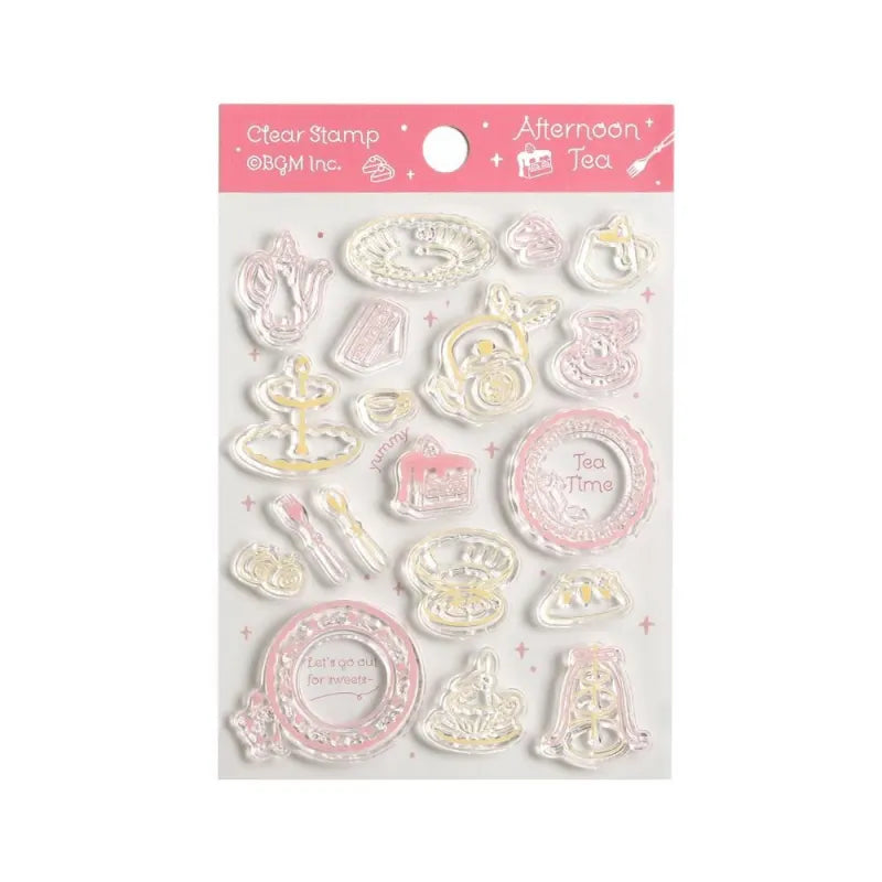 BGM Clear Stamp - Afternoon Tea Party