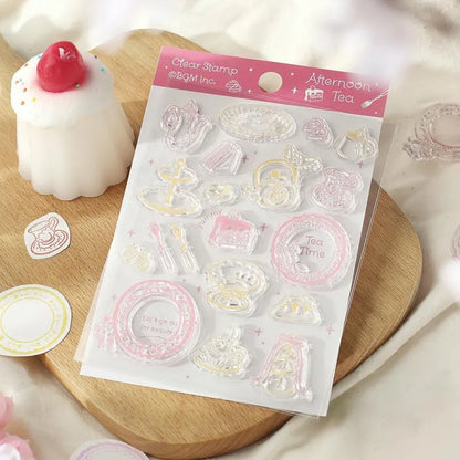 BGM Clear Stamp - Afternoon Tea Party