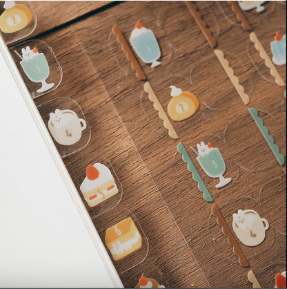Yohand Studio Index Stickers - Afternoon Tea