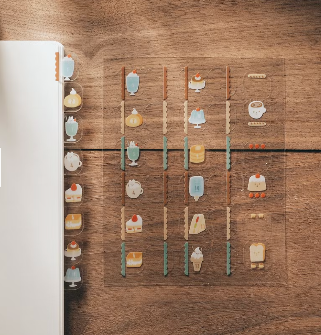 Yohand Studio Index Stickers - Afternoon Tea