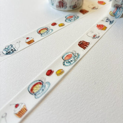 Spica Garden Washi Tape - muu-chan Series - Afternoon Tea