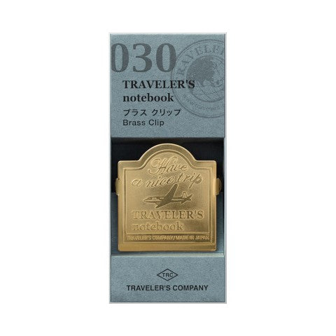 TRAVELER's Brass Clip - TRC Airplane