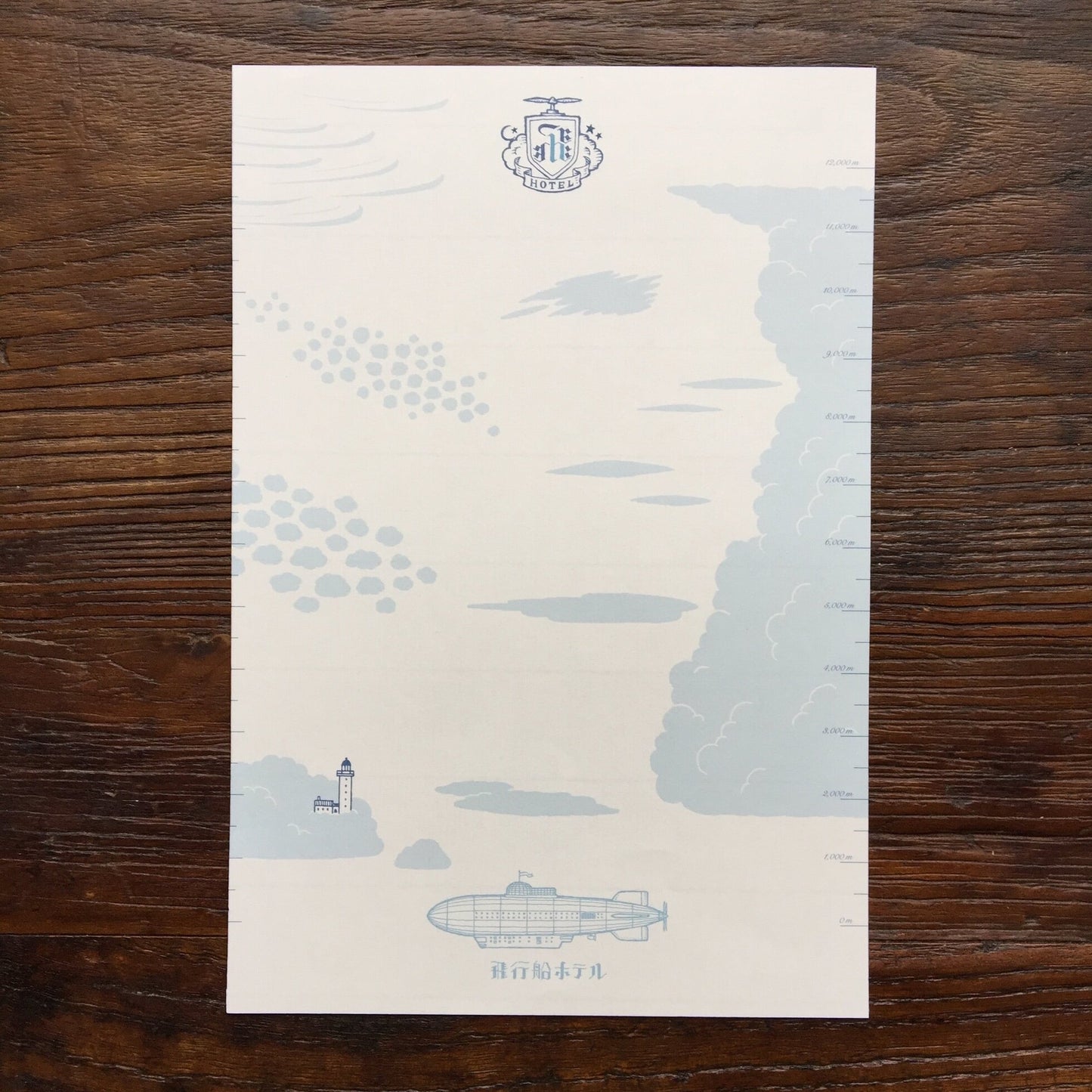 Kyupodo Letter Pad - Airship Hotel
