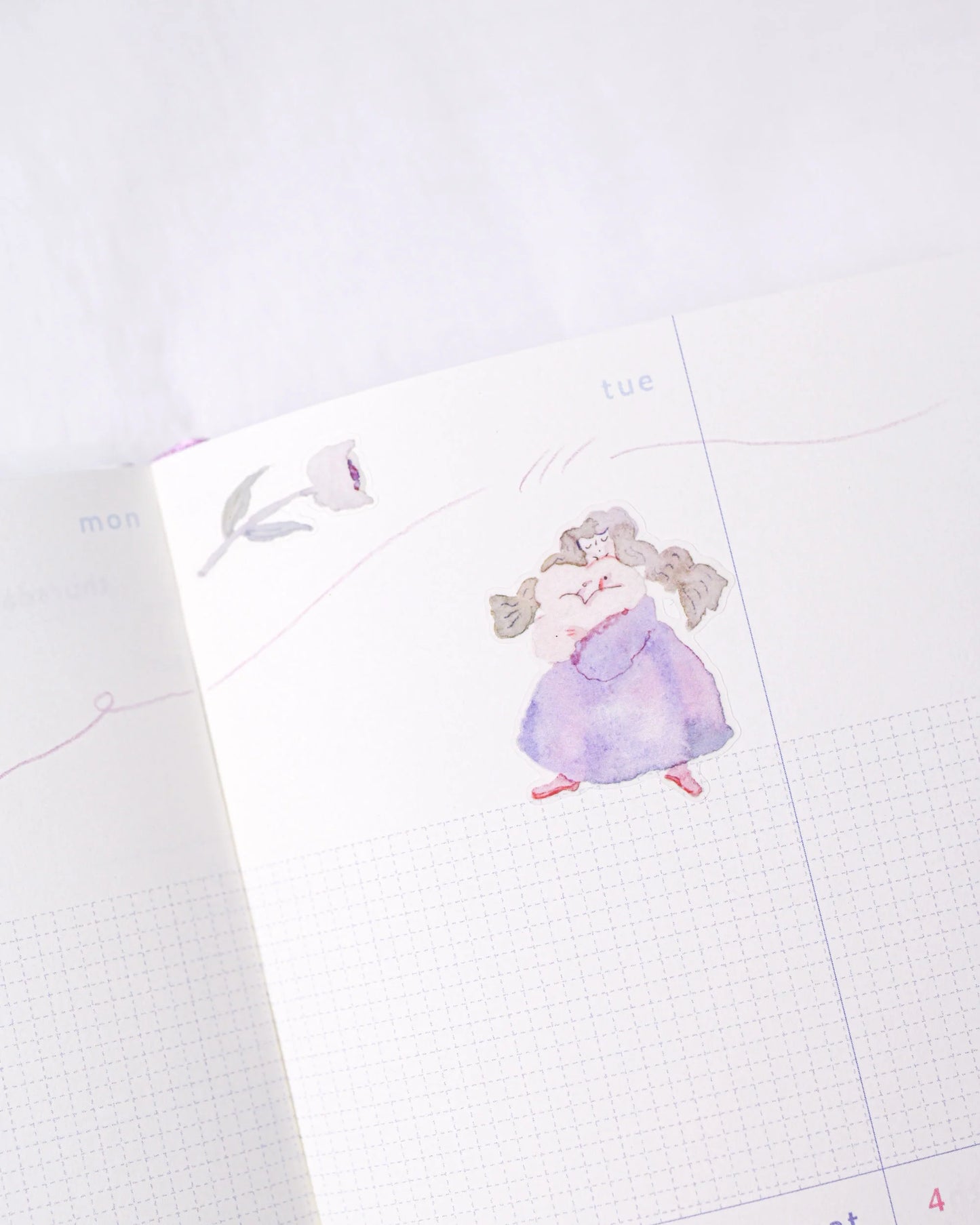 dodolulu - Matte Sticker Sheet - Among Flowers