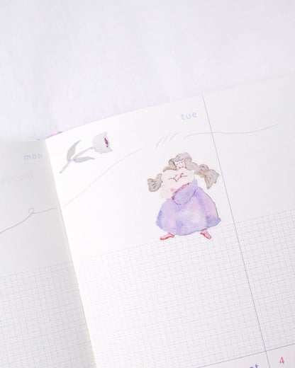 dodolulu - Matte Sticker Sheet - Among Flowers