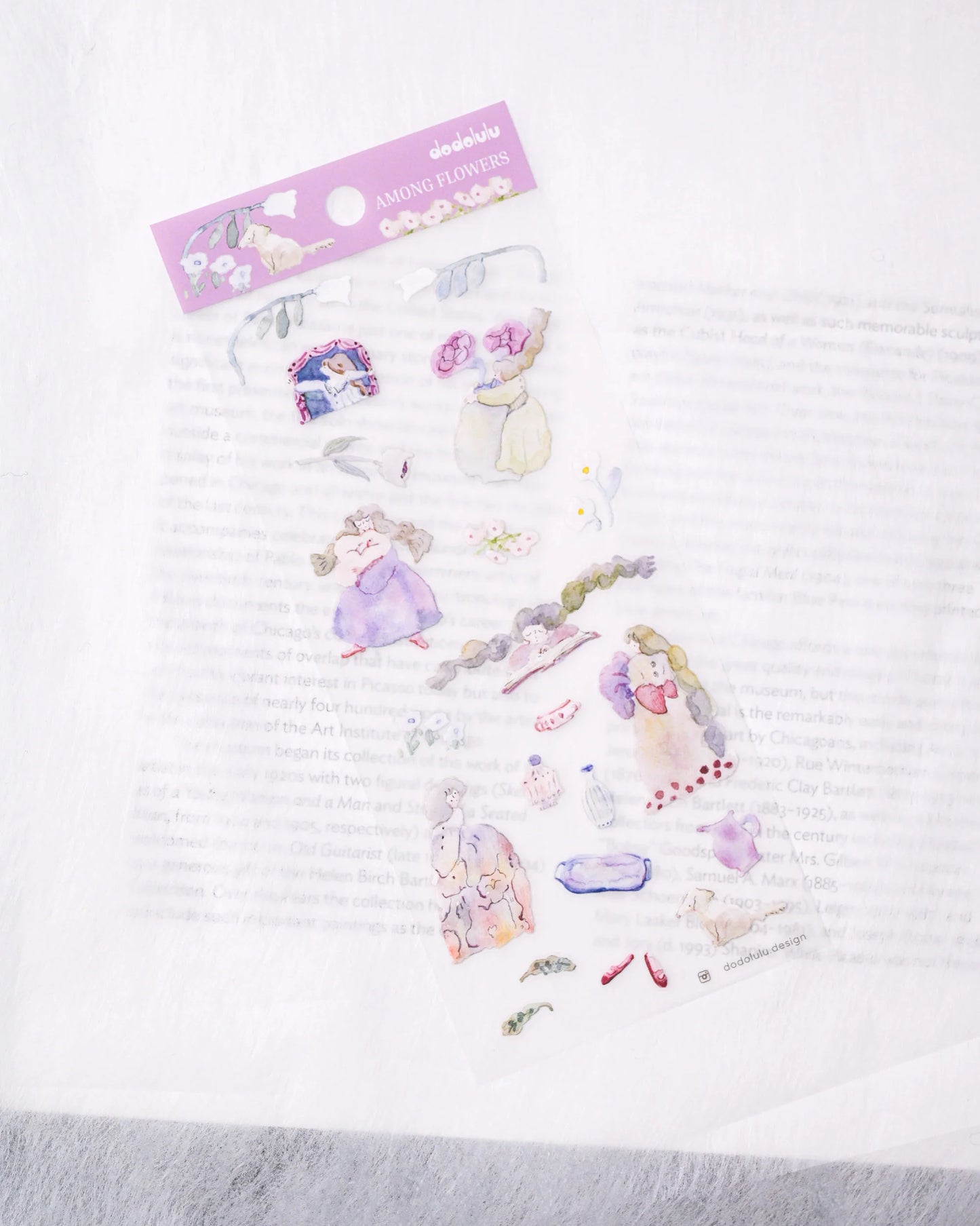 dodolulu - Matte Sticker Sheet - Among Flowers