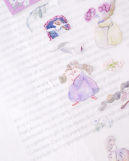 dodolulu - Matte Sticker Sheet - Among Flowers