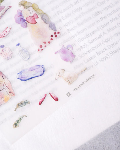 dodolulu - Matte Sticker Sheet - Among Flowers