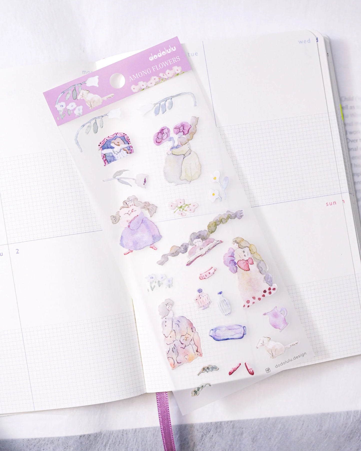 dodolulu - Matte Sticker Sheet - Among Flowers