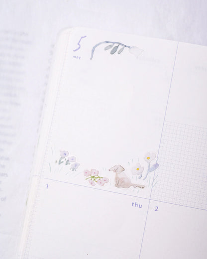 dodolulu - Matte Sticker Sheet - Among Flowers