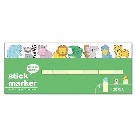 Mind Wave Sticky Marker Notes - Animal