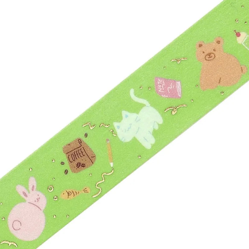BGM Foil Stamp Washi Tape - Life Series - Animal Carnival
