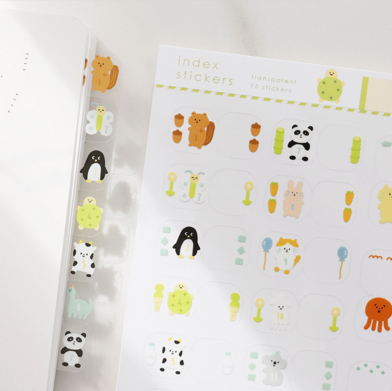 Yohand Studio Index Stickers - Animal