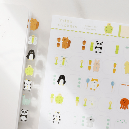 Yohand Studio Index Stickers - Animal