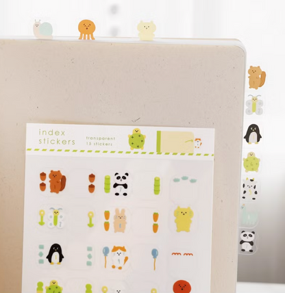 Yohand Studio Index Stickers - Animal