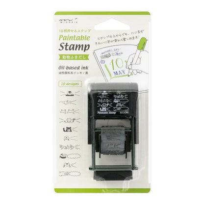 Midori Paintable Stamp - Animal