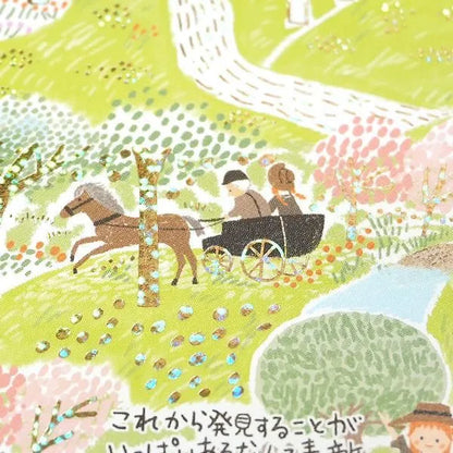 Shinzi Katoh Sparkling Postcard - Walking Through Literature Series - Anne of Green Gables