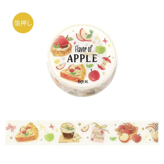BGM Foil Washi Tape - Tokimeki Flavor Series - Apple