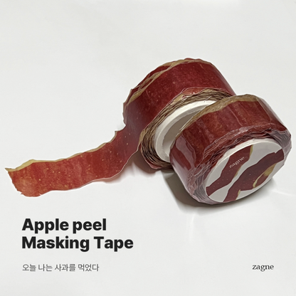 Zagne Korea Washi Tape - Apple Peel