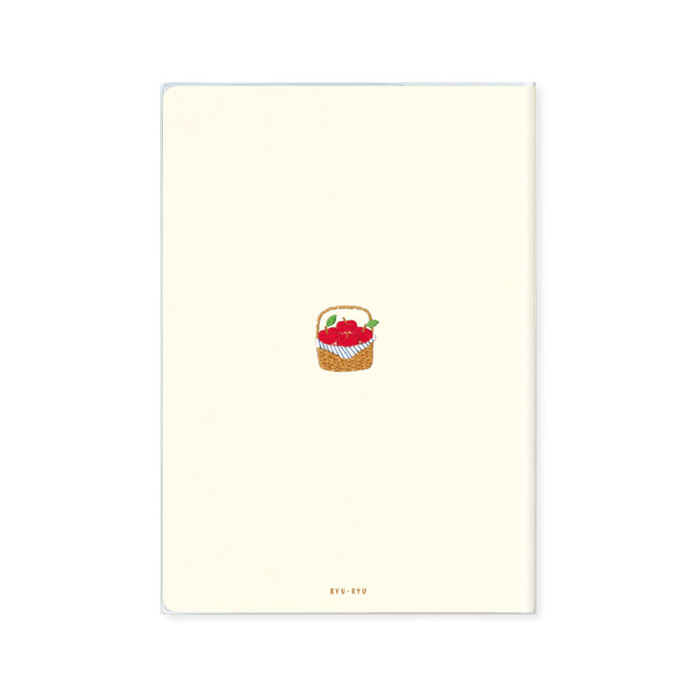 RYU-RYU x Yoko Fujiki - 2027 Planner Set - Embroidered Cover Design - Apple Pie
