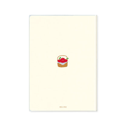 RYU-RYU x Yoko Fujiki - 2027 Planner Set - Embroidered Cover Design - Apple Pie