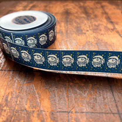 Spica Garden Label Sticker Roll - muu-chan Series - Astronaut