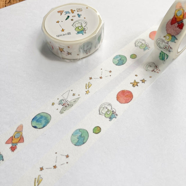 Spica Garden Washi Tape - muu-chan Series - Astronaut