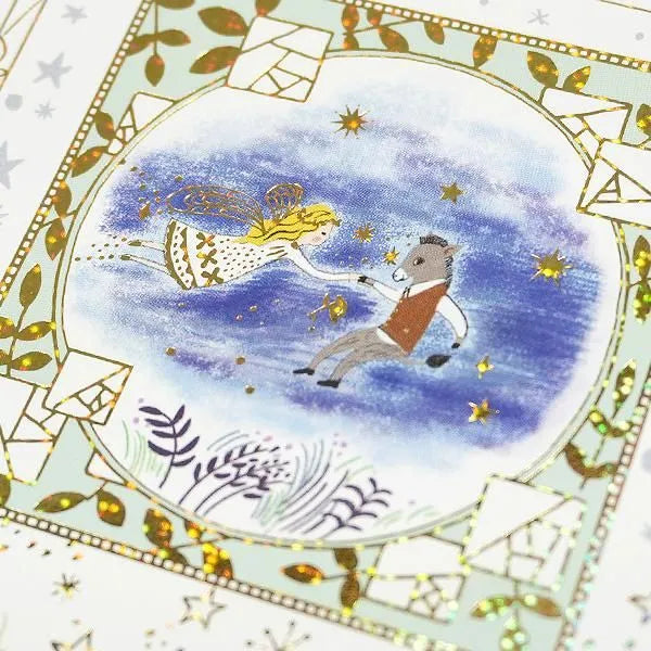 Shinzi Katoh Sparkling Postcard - Walking Through Literature Series - A Summer Night's Dream