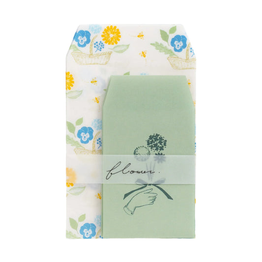 Mizushima x ATELIER.encle d'encle Envelope Set - Flower