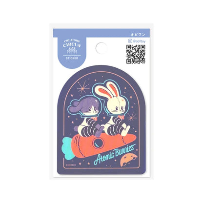 Frontier - Creators Circus Sticker - Atomic Bunnies