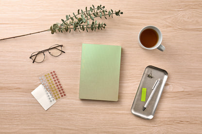 Stalogy 365 Days Notebook - 2026 Limited Edition - A5, Grid, Aurora Green