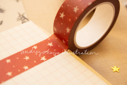 Okeya Stationery Co. - Washi Tape - Autumn Stars