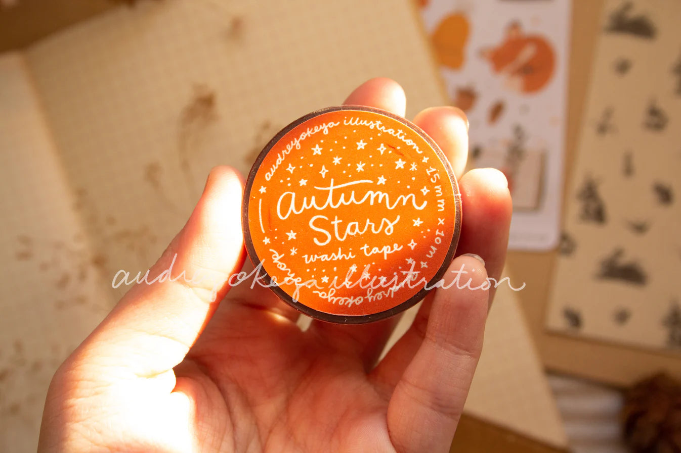 Okeya Stationery Co. - Washi Tape - Autumn Stars