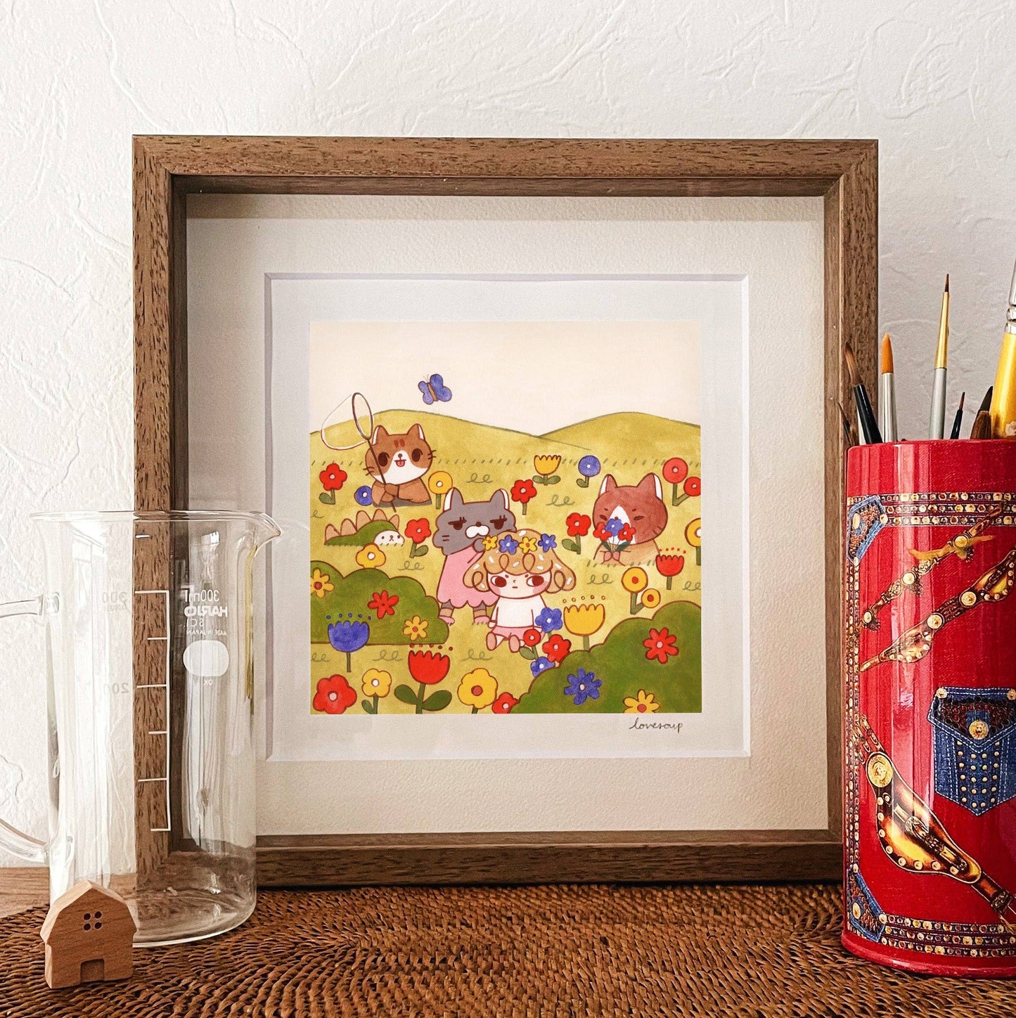 Lovesoup Art Print - Flower Fields