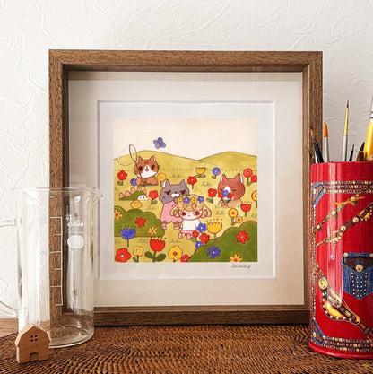 Lovesoup Art Print - Flower Fields