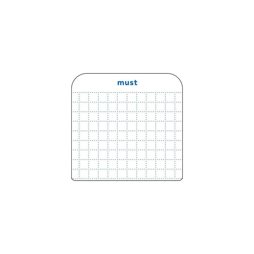 DAIGO - Isshoni. Things To Do Sticky Notes - Small - Blue