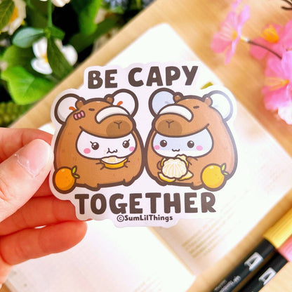 SumLilThings - Be Capy Together Vinyl Sticker