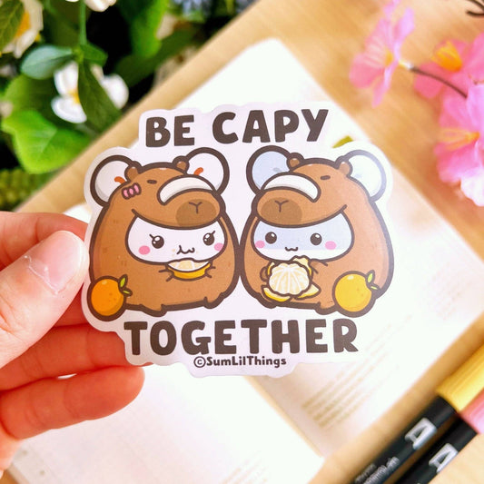 SumLilThings - Be Capy Together Vinyl Sticker