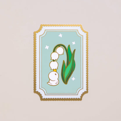 Thousand Skies - Holographic Vinyl Sticker - Lily of the Valley Duckie