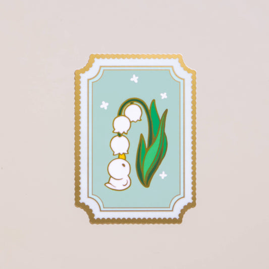 Thousand Skies - Holographic Vinyl Sticker - Lily of the Valley Duckie
