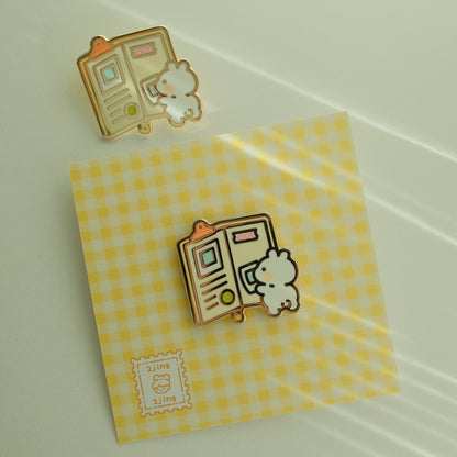 2jingis2jing - Enamel Pin - Journaling Bunny