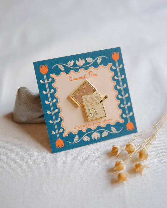 Justine Gilbuena - Enamel Pin - Snail Mail