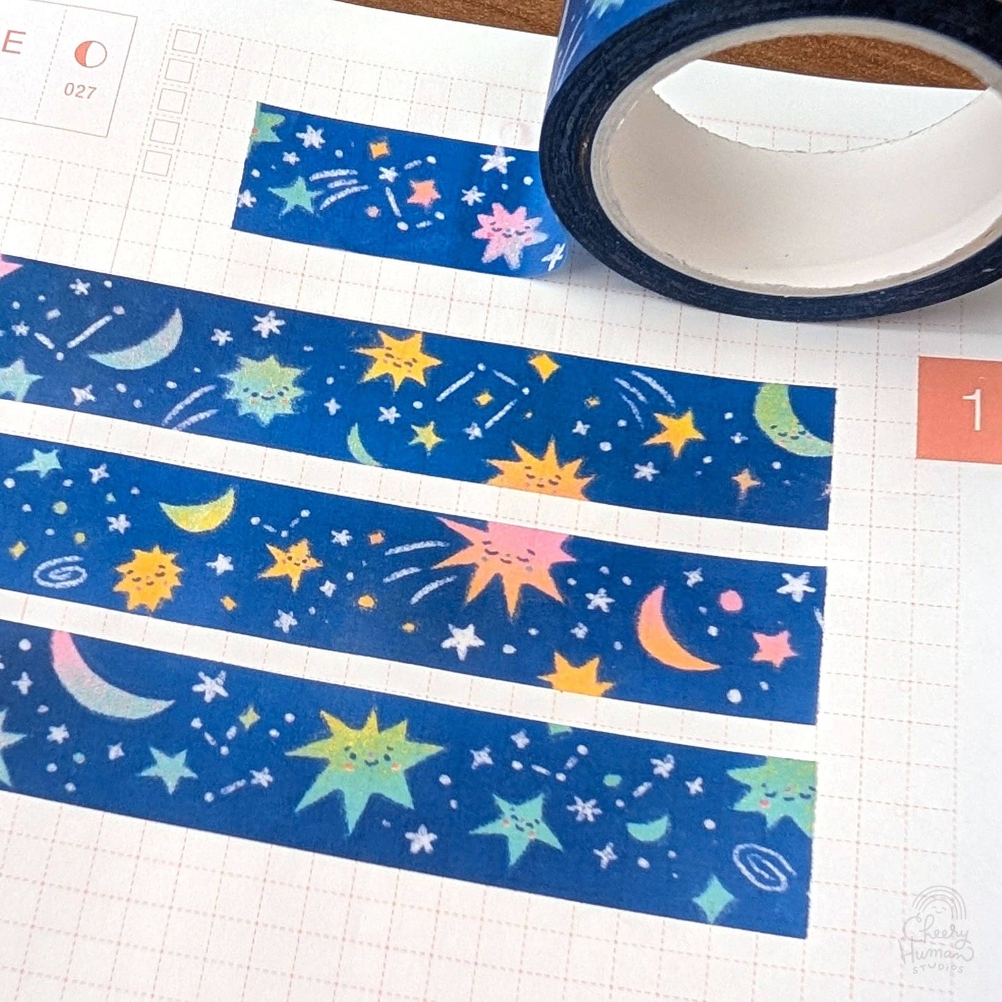Cheery Human Studios - Washi Tape - Starry Friends