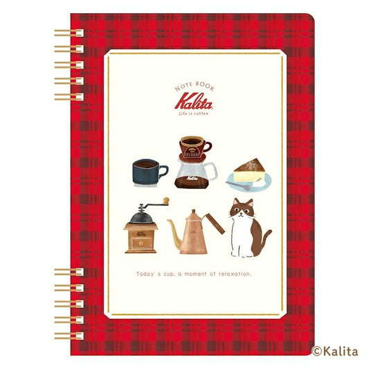 Furukawashiko x Kalita - Life is Coffee Series - B6 Ring Notebook A