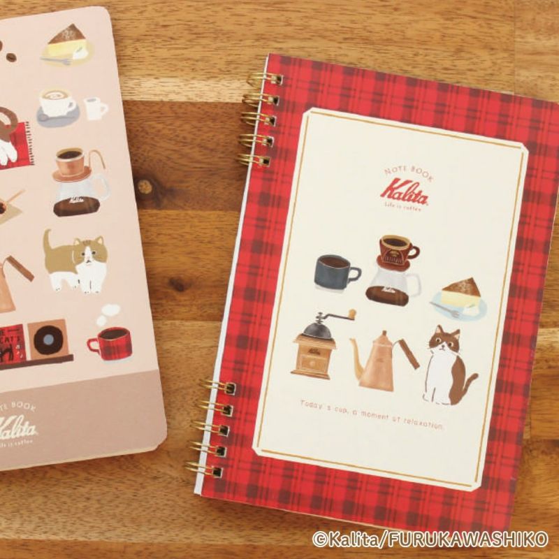 Furukawashiko x Kalita - Life is Coffee Series - B6 Ring Notebook A