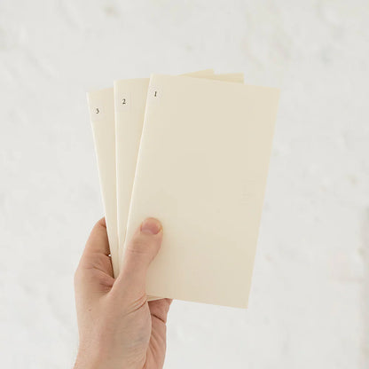 MD Notebook Light - B6 Slim, Lined (Set of 3)