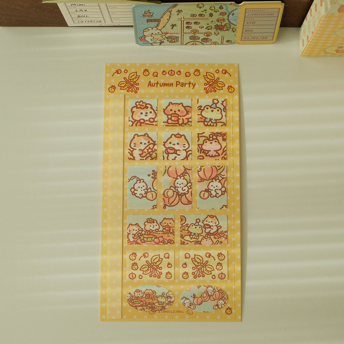 2jingis2jing - Sticker Sheet - Autumn Party